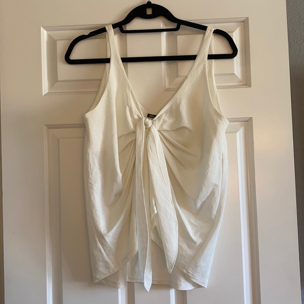 White Zara Top